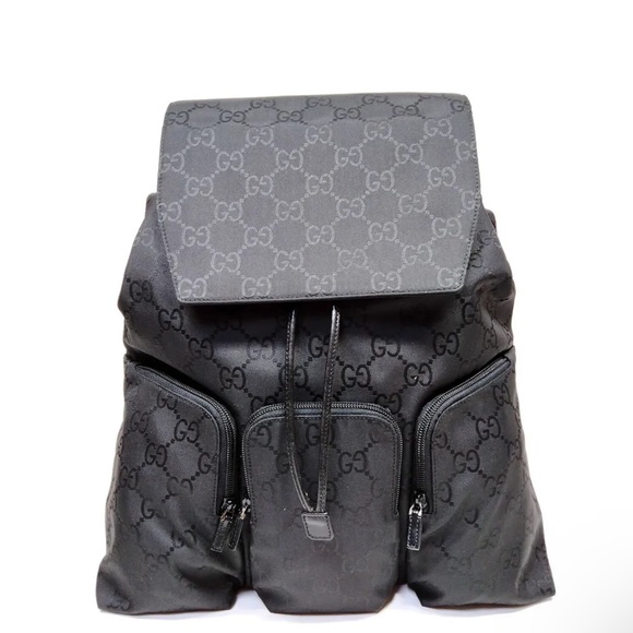 Gucci Other - Authentic Gucci Black Backpack Bag with COA
